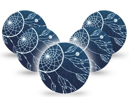 ExpressionMed OverPatch Blue Dreamcatcher Adhesive Patch Freestyle Libre 2 or 3