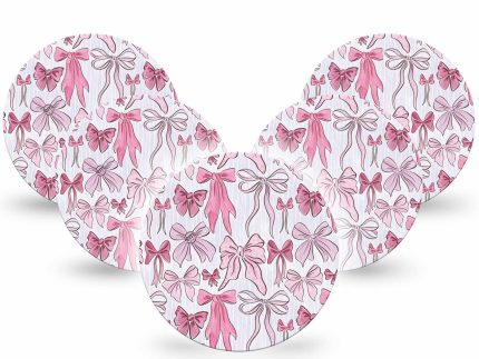 ExpressionMed OverPatch Bows and Ribbons Adhesive Patch Freestyle Libre 2 or 3