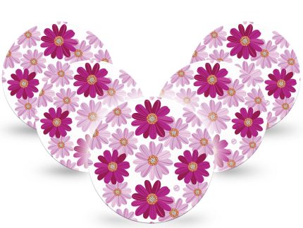ExpressionMed OverPatch Brilliant Daisies Adhesive Patch Freestyle Libre 2 or 3