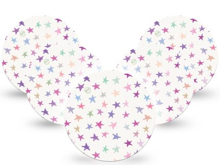 ExpressionMed OverPatch Bright Stars Adhesive Patch Freestyle Libre 2 or 3