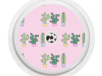 ETC & Organising Chaos Freestyle Libre 2 Sensor Sticker (Dia-Cactus)