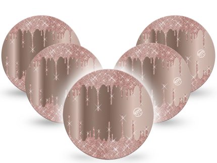 ExpressionMed OverPatch Dripping Sparkles Adhesive Patch Freestyle Libre 2 or 3