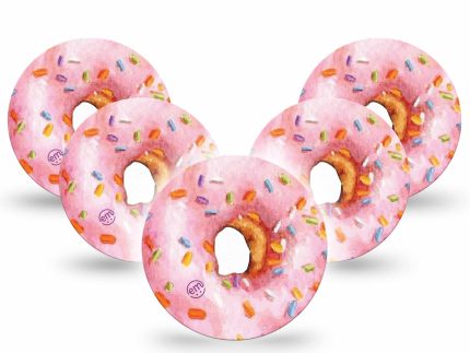 ExpressionMed OverPatch Donut Sprinkles Adhesive Patch Freestyle Libre 2 or 3