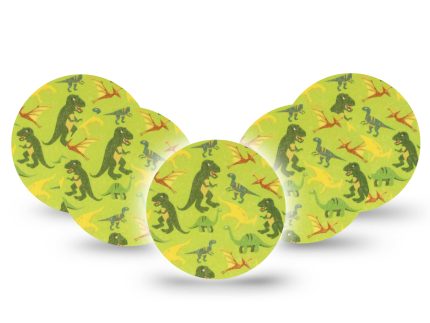 ExpressionMed OverPatch Dinosaur Adhesive Patch Freestyle Libre 2 or 3