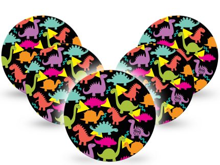 ExpressionMed OverPatch Delightful Dinos Adhesive Patch Freestyle Libre 2 or 3