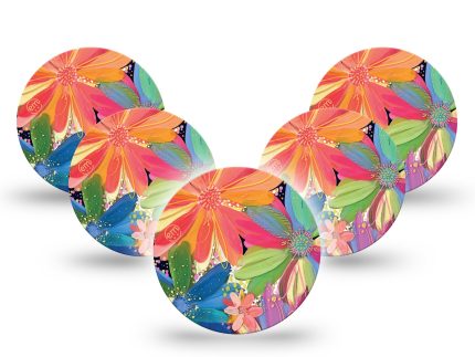ExpressionMed OverPatch Flower Song Adhesive Patch Freestyle Libre 3