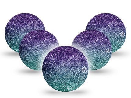 ExpressionMed OverPatch Glittering Ombre Adhesive Patch Freestyle Libre 3