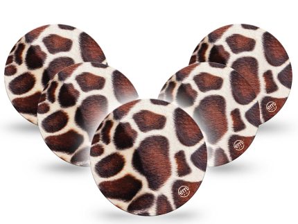 ExpressionMed OverPatch Giraffe Print Adhesive Patch Freestyle Libre 2 or 3