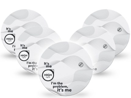 ExpressionMed OverPatch High, I'm the Problem Adhesive Patch Freestyle Libre 2 or 3