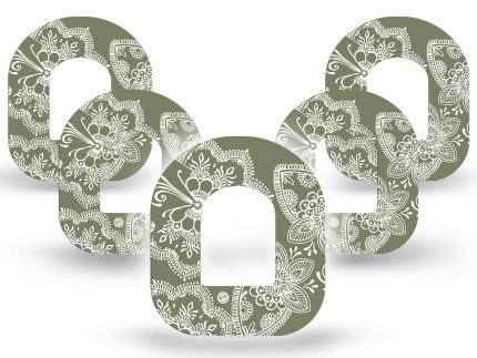 ExpressionMed Olive Henna Adhesive Patch Omnipod