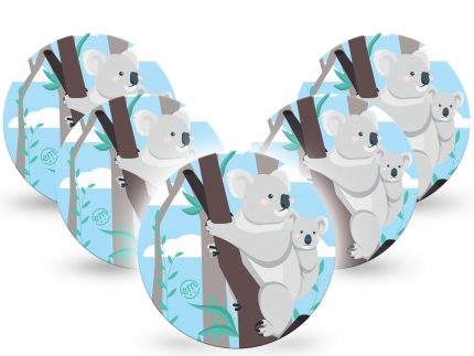 ExpressionMed OverPatch Koala Adhesive Patch Freestyle Libre 2 or 3