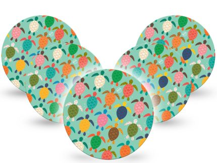 ExpressionMed OverPatch Sea Turtles Adhesive Patch Freestyle Libre 2 or 3