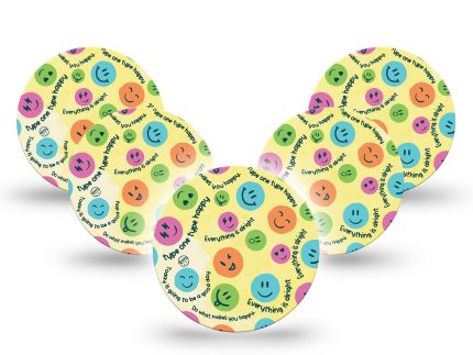 ExpressionMed OverPatch Smileys Adhesive Patch Freestyle Libre 3