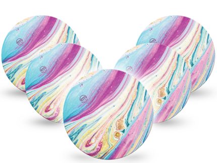 ExpressionMed OverPatch Shimmering Marble Adhesive Patch Freestyle Libre 2 or 3