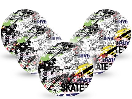 ExpressionMed OverPatch Skateboard Adhesive Patch Freestyle Libre 2 or 3