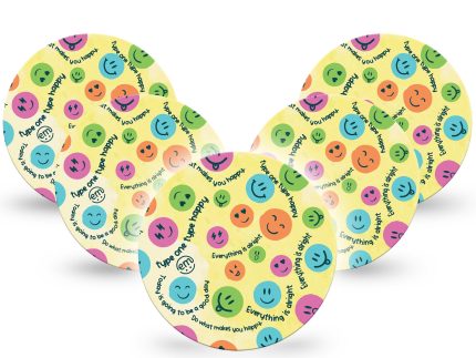 ExpressionMed OverPatch Smileys Adhesive Patch Freestyle Libre 2 or 3