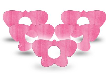 ExpressionMed Pink Horizon Butterfly Adhesive Patch Infusion Set