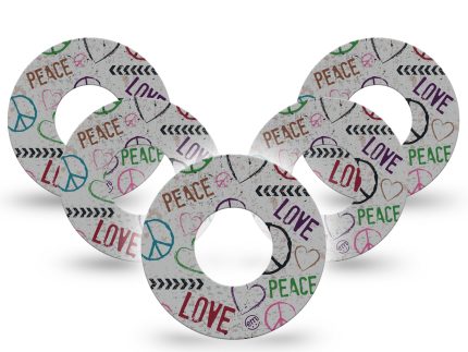 ExpressionMed Peace & Love Adhesive Patch Freestyle Libre 2