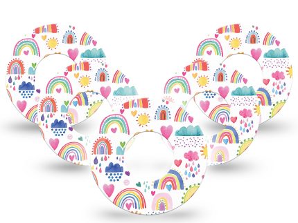ExpressionMed Rainbows of Hope Adhesive Patch Freestyle Libre 2