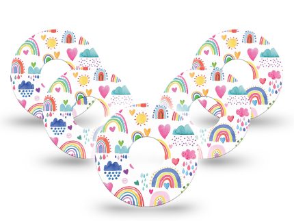 ExpressionMed Rainbows of Hope Adhesive Patch Freestyle Libre 3