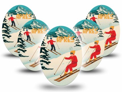 ExpressionMed Retro Winter Adhesive Patch Oval
