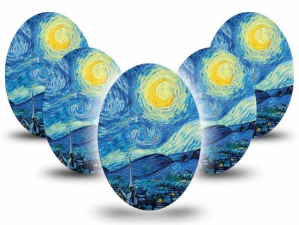 ExpressionMed Starry Nights Adhesive Patch Oval