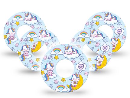 ExpressionMed Sleeping Unicorns Adhesive Patch Infusion Set