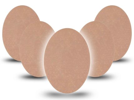 ExpressionMed Tan Adhesive Patch Oval