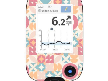 Freestyle Libre 2 Reader Sticker (Pastel Geo)