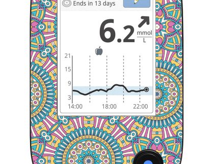 Freestyle Libre 2 Reader Sticker (Boho)
