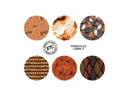 Freestyle Libre 3 Sensor Stickers (Creepy Season) 6 pack