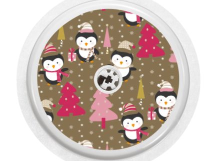 Freestyle Libre 2 Sensor Cover Sticker (Winter Penguins)