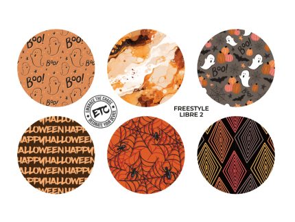 Freestyle Libre 2 Sensor Stickers (Creepy Season) 6 pack