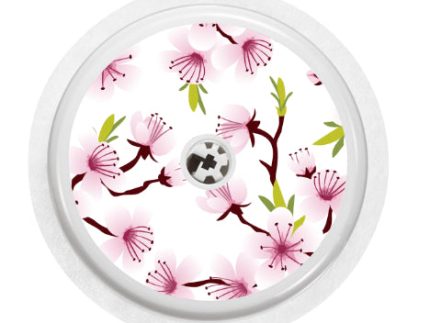 Freestyle Libre 2 Sensor Cover (White Cherry Blossom)