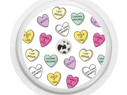 Freestyle Libre 2 Sensor Cover (OC Hearts)
