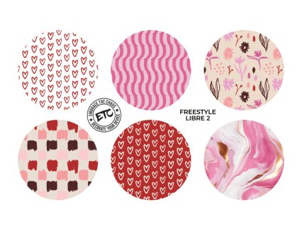 Freestyle Libre 2 Sensor Stickers (Love Season) 6 pack