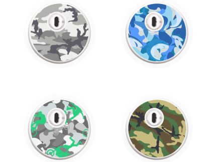 Freestyle Libre 3 Sensor Sticker (All the Camo) 4pk