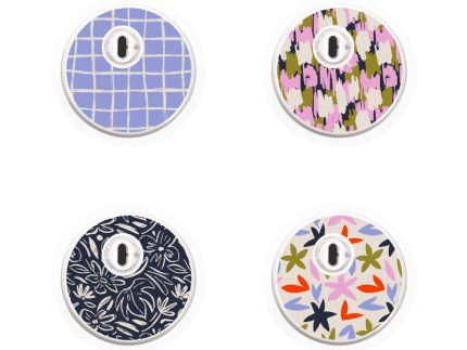 Freestyle Libre 3 Sensor Sticker (Lavender Blooms Collection) 4pk
