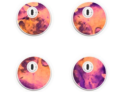 Freestyle Libre 3 Sensor Sticker (Himalayan Sunset) 4pk
