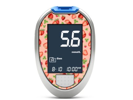 GlucoRx Nexus Meter Sticker (Pink Berry Burst)
