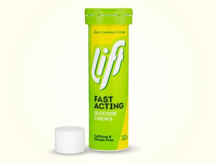 Lift Zesty Lemon & Lime GlucoTabs (10 tablets)