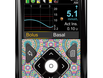 Medtronic 640G/670G/780G Button Panel Sticker (Boho)