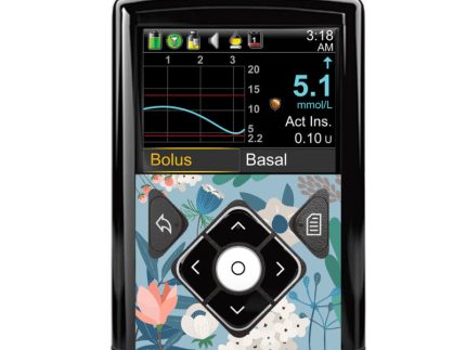 Medtronic 640G/670G/780G Button Panel Sticker (Evening Wildflowers)