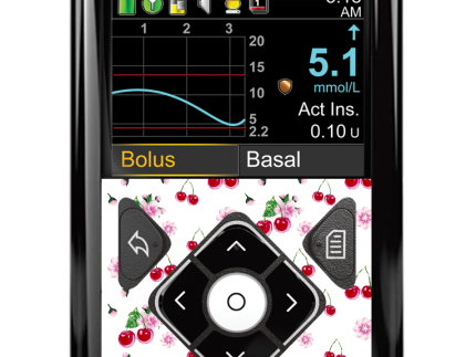 Medtronic 640G/670G/780G Button Panel Sticker (Fruit Cherry)