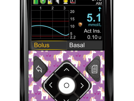 Medtronic 640G/670G/780G Button Panel Sticker (Unicorn)