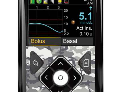 Medtronic 640G/670G Button Panel Sticker (Snow Camo)