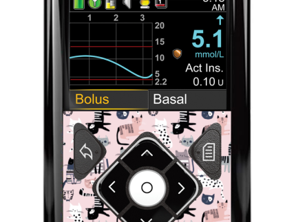 Medtronic 640G/670G/780G Button Panel Sticker (Kitty Cat)