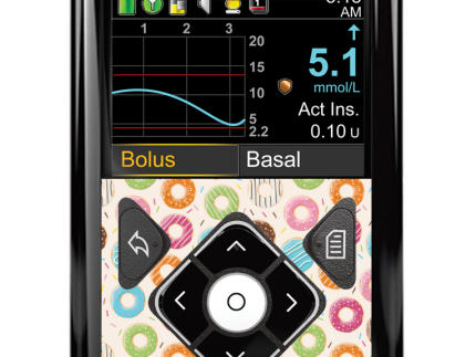 Medtronic 640G/670G/780G Button Panel Sticker (Donuts)