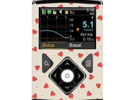 Medtronic 640/670/780G Pump Sticker (Lovehearts)