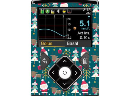 Medtronic 640/670/780G Pump Sticker (SANTA!)